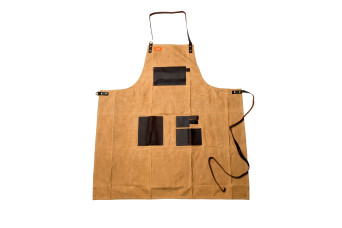  Traeger | BBQ Schort Bruin |Canvas en Leer | Xl 502919-31